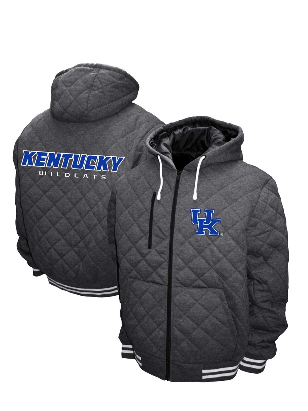 NWT Kentucky Wildcats Franchise Club Diamond Quilt Jacket Men XL NCAA